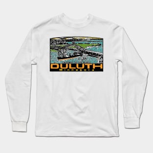 Vintage Duluth Decal Long Sleeve T-Shirt